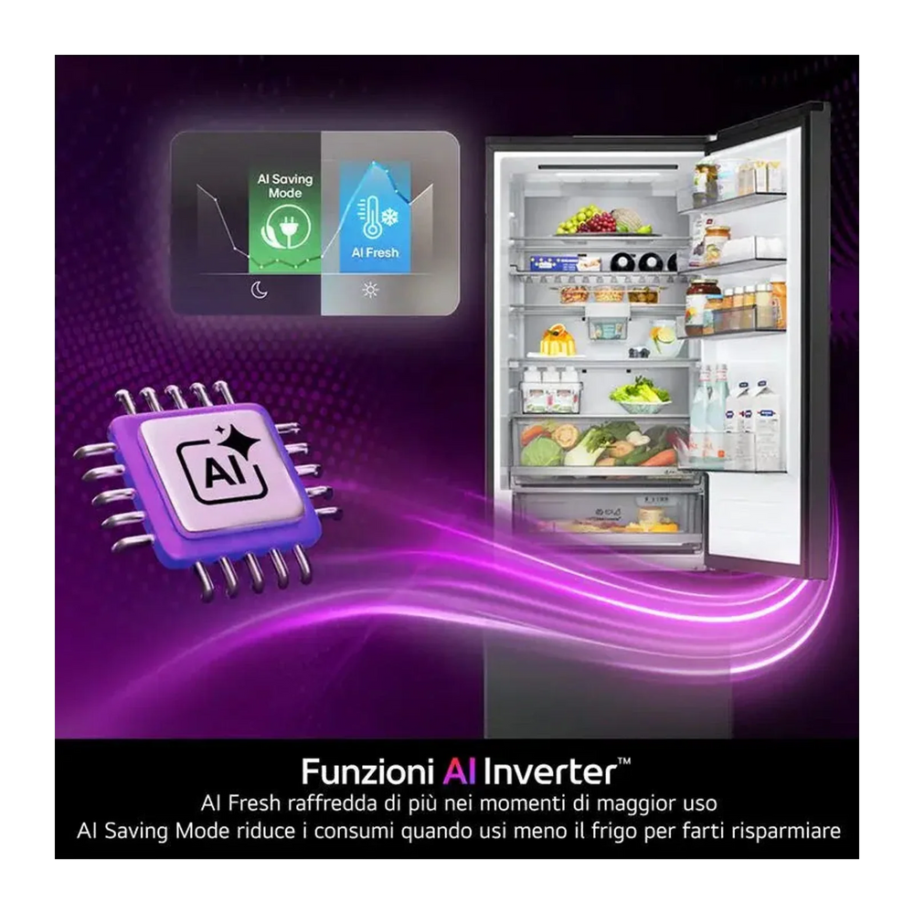 LG GBBS726AMB Frigorifero Combinato