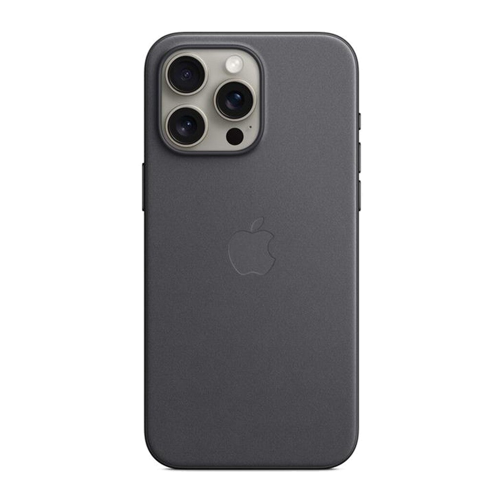 Apple Custodia MagSafe tessuto iPhone 15 Pro-Nero