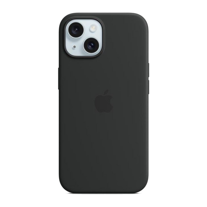 Apple Custodia MagSafe silicone iPhone 15-Nero