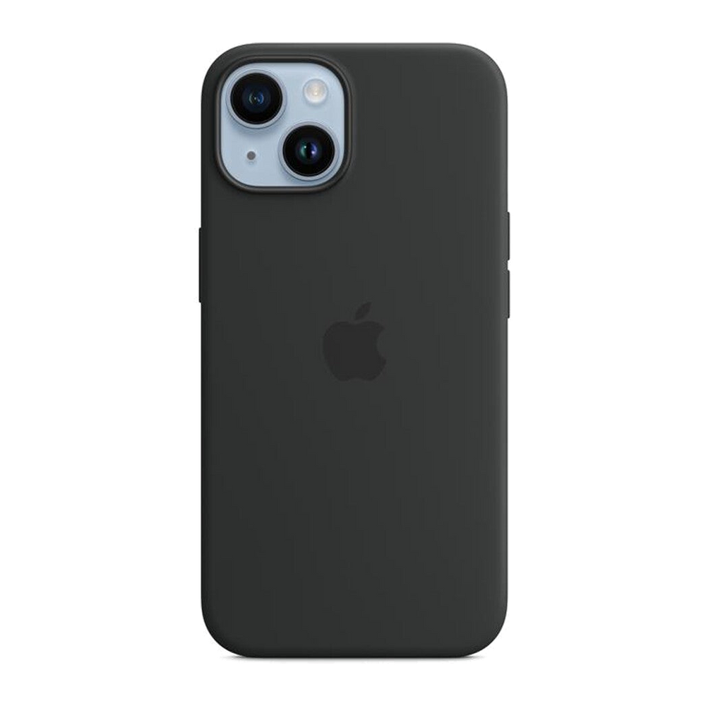 Apple Custodia Magsafe in silicone per iPhone 14-Midnight
