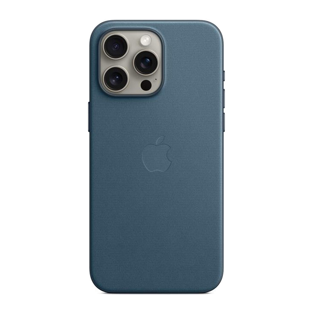 Apple Custodia MagSafe tessuto iPhone 15 Pro Max-Blu Pacifico