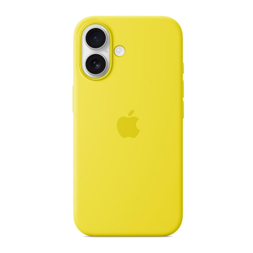 Apple Custodia MagSafe in silicone MYY73ZMA iPhone 16-Giallo carambola