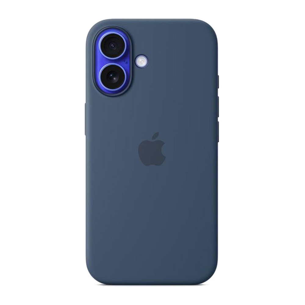 Apple Custodia MagSafe in silicone per iPhone 16-Denim