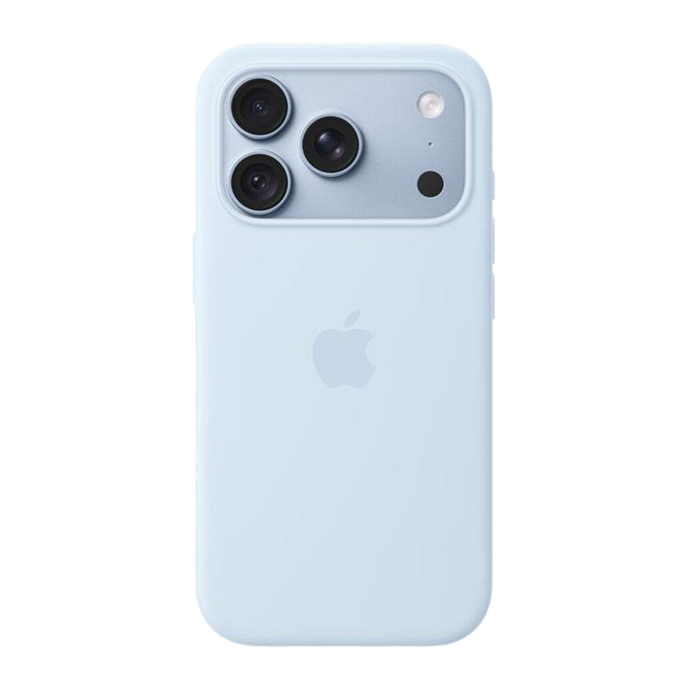 Apple Custodia MagSafe in silicone per iPhone 18 Pro-Celeste vivace