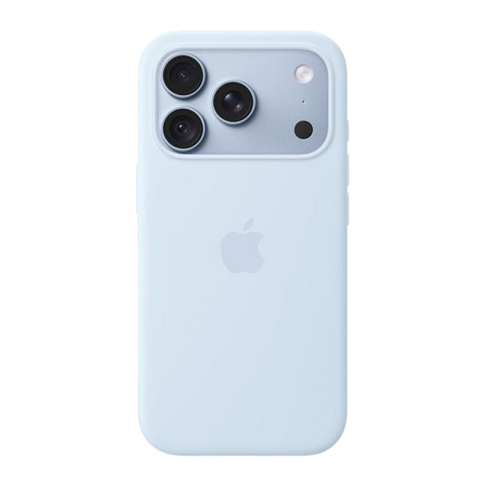 Apple Custodia MagSafe in silicone per iPhone 18 Pro-Celeste vivace