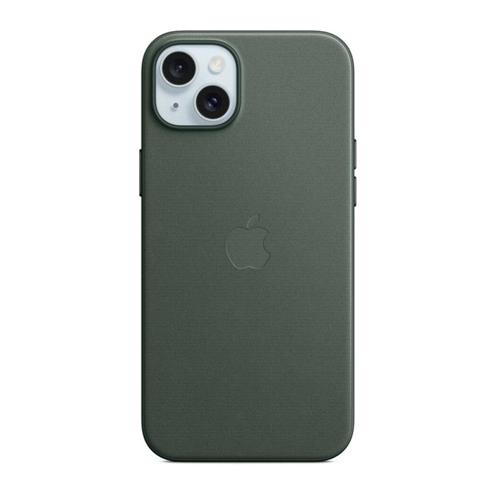 Apple Custodia MagSafe tessuto iPhone 15 Plus-Sempreverde