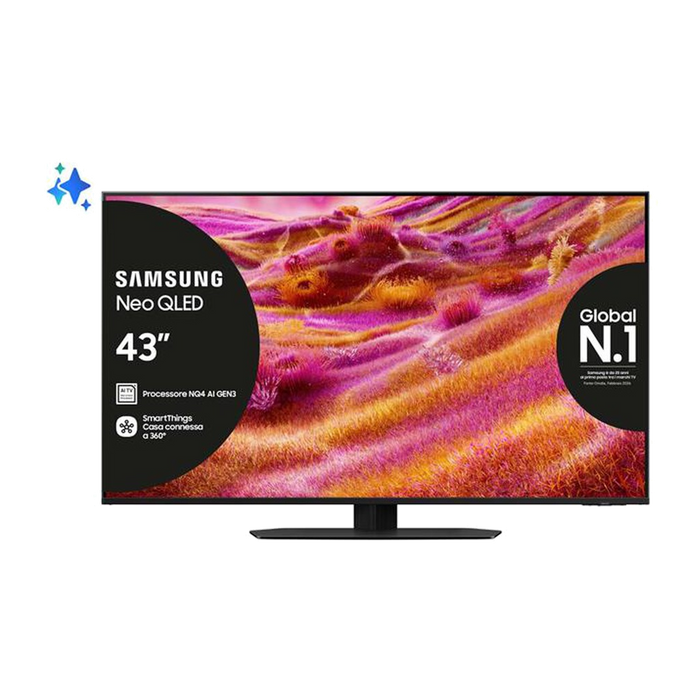Samsung Smart TV MINI LED UHD 4K 43" QE43QN90FATXZT-Titan Black