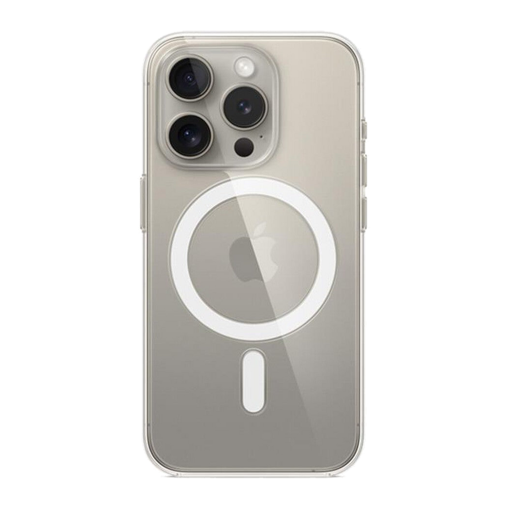Apple iPhone 15 Pro Clear Case con MagSafe-Trasparente
