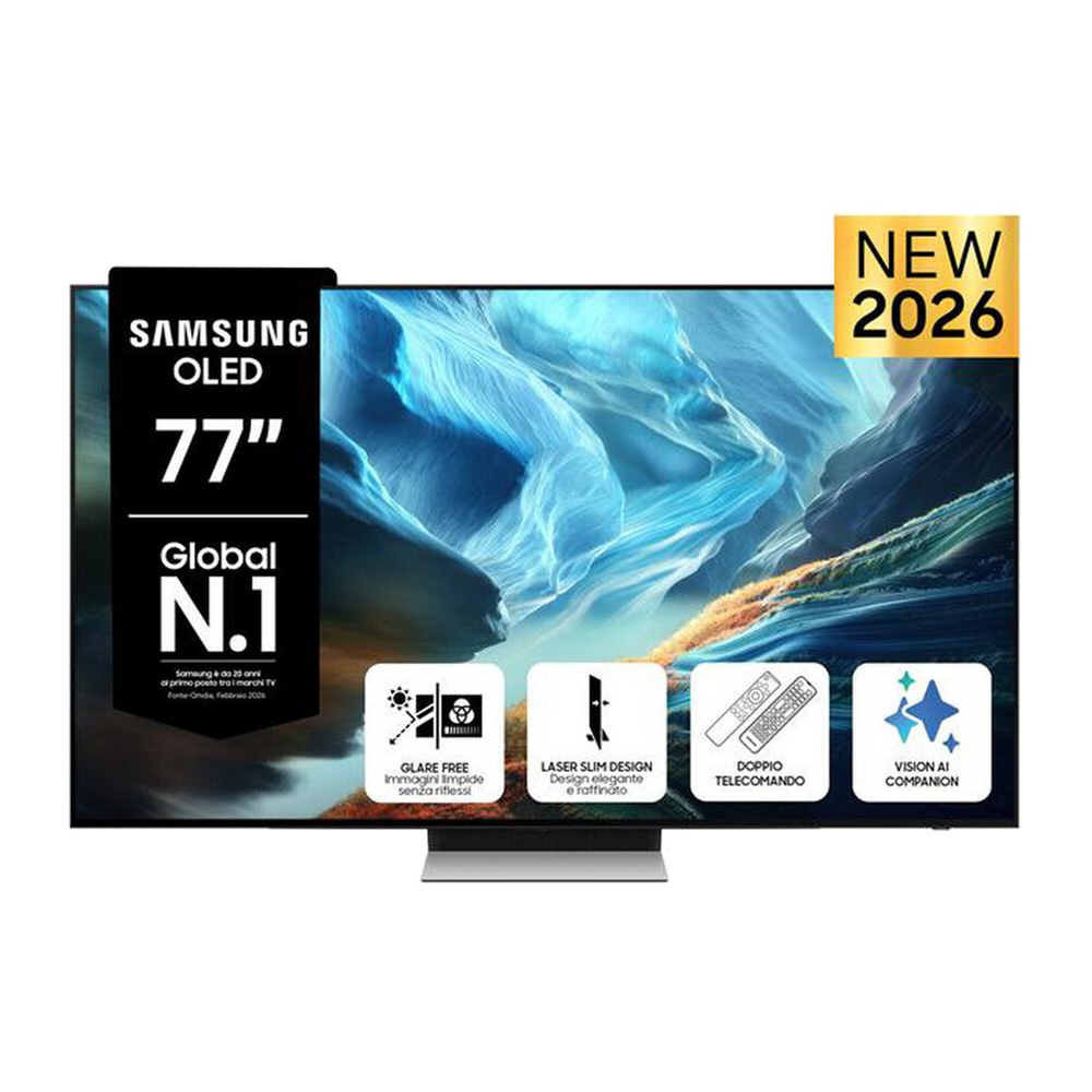 Samsung Smart TV OLED 4K Vision AI 77" QE77S90HATXZT-Graphite Black