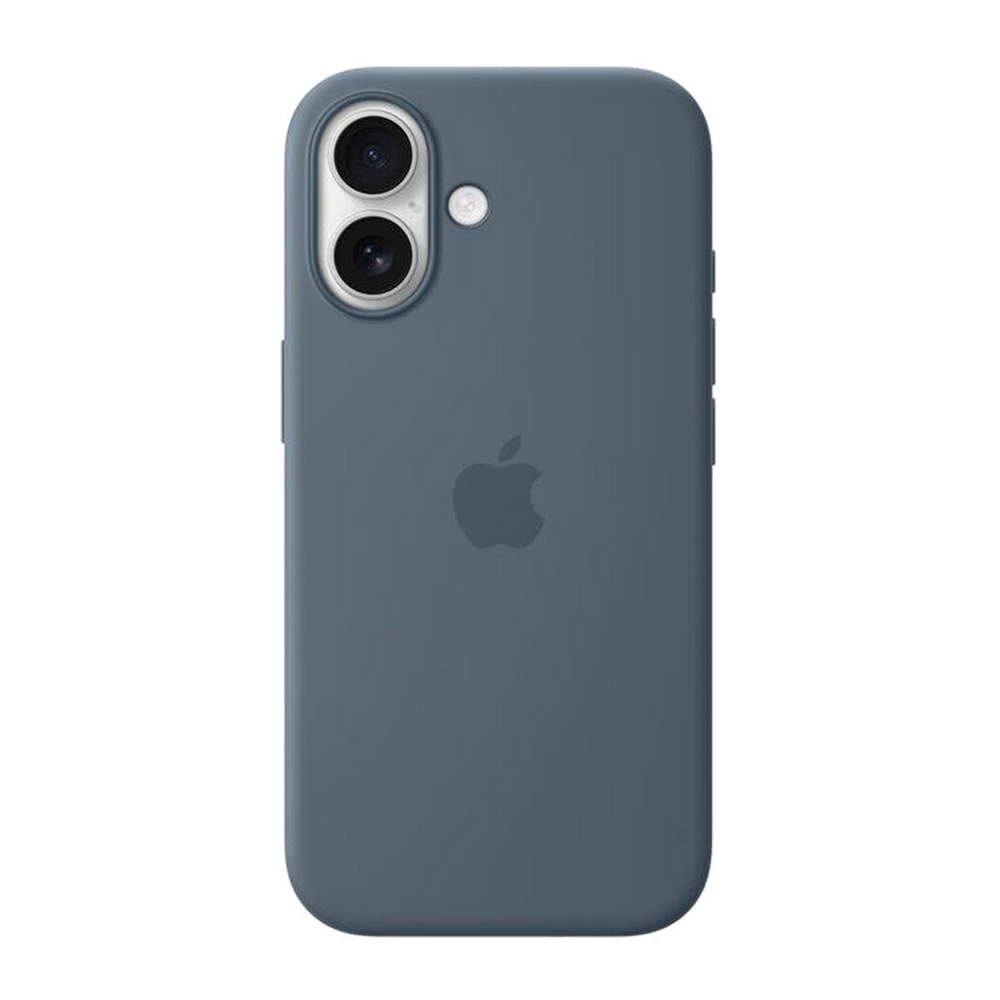 Apple Custodia MagSafe in silicone per iPhone 17-Blu salmastro