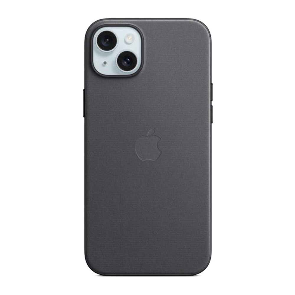 Apple Custodia MagSafe tessuto iPhone 15 Plus-Nero