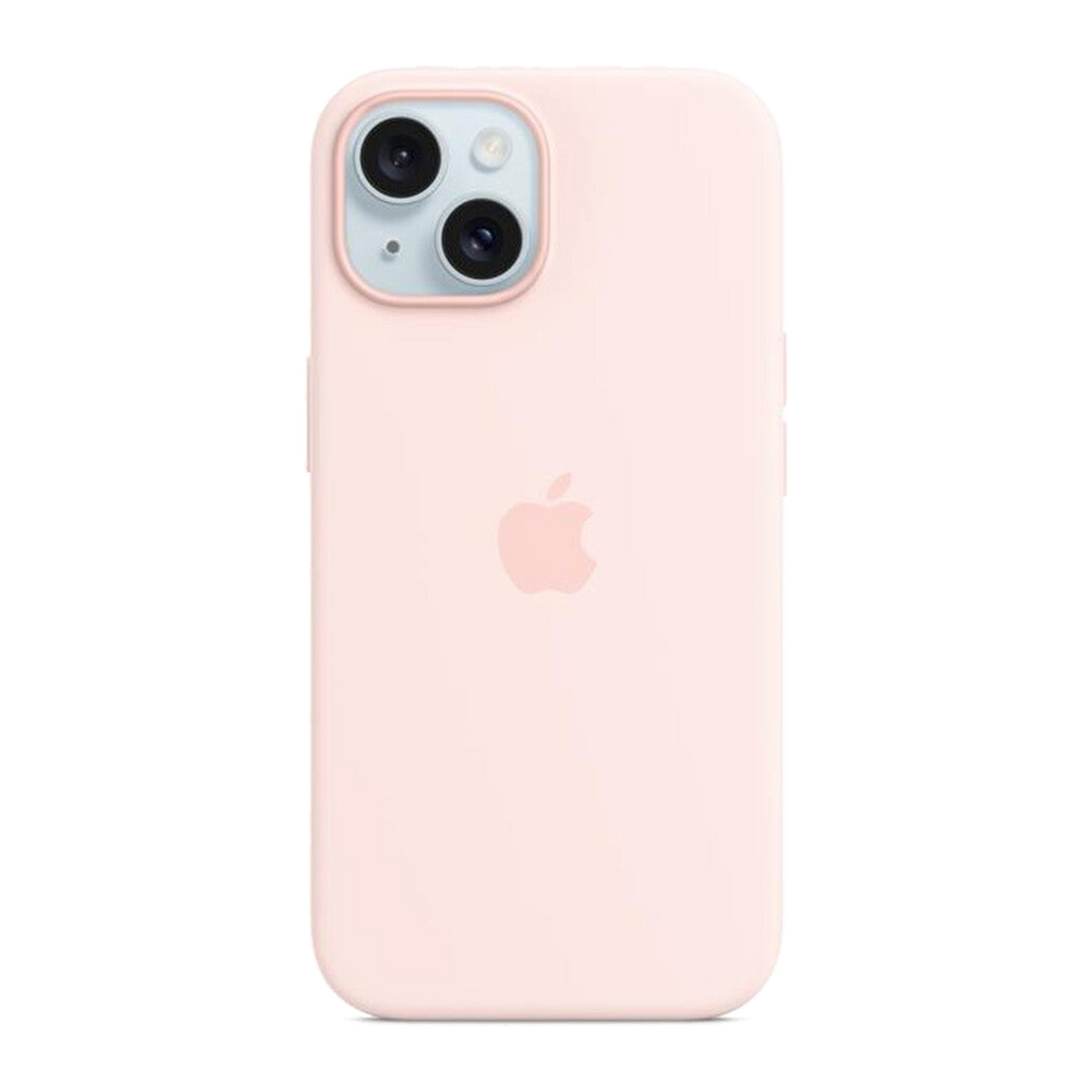 Apple Custodia MagSafe silicone iPhone 15-Rosa confetto