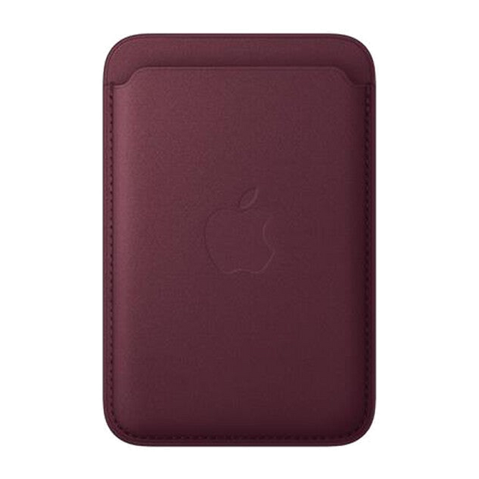 Apple Portafoglio MagSafe tessuto FineWoven per iPhone-Borgogna
