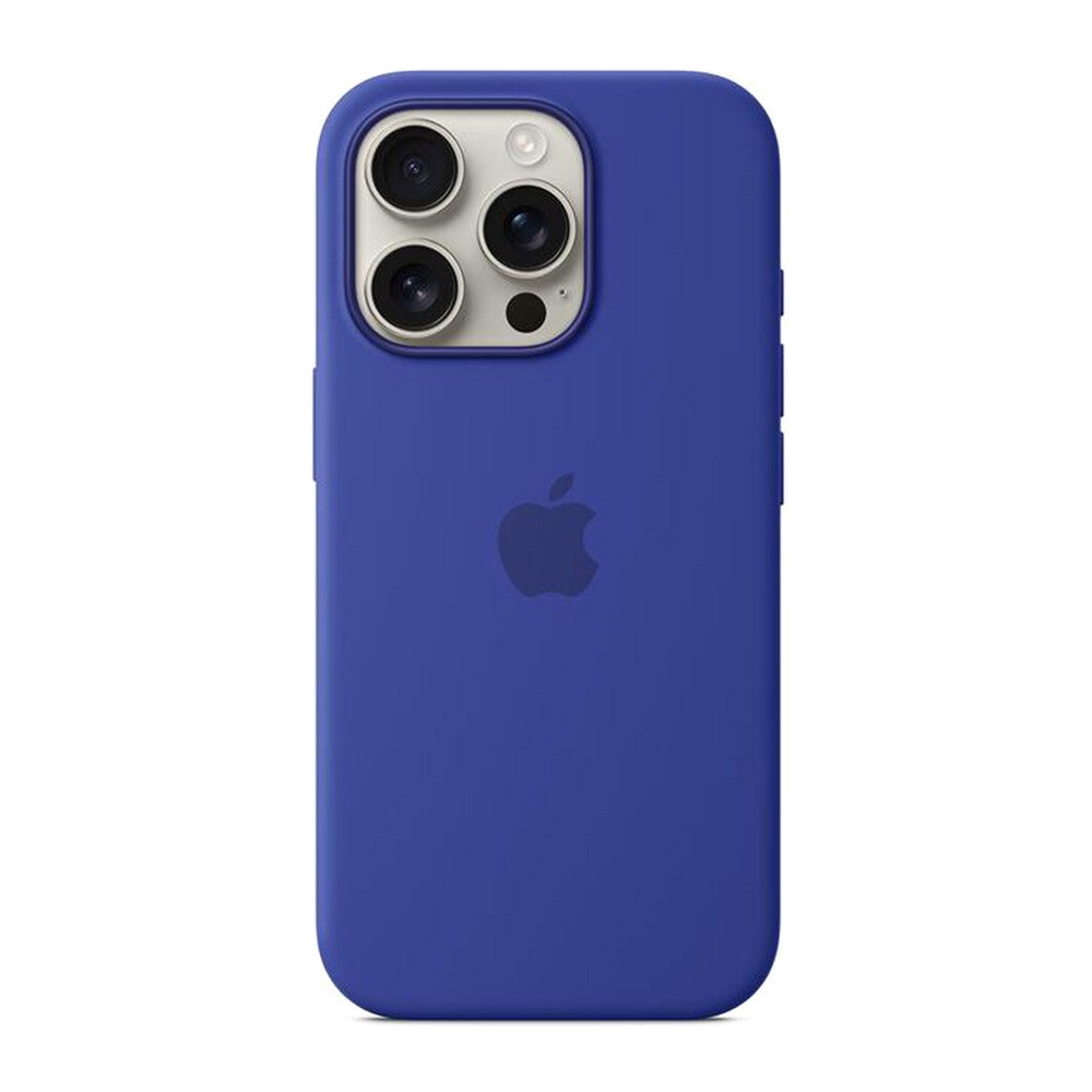 Apple Custodia MagSafe in silicone per iPhone 16 Pro-Blu oltremare