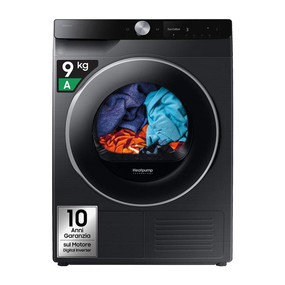 Samsung Asciugatrice DV90DG6845LBU3 9Kg Classe A-Nero