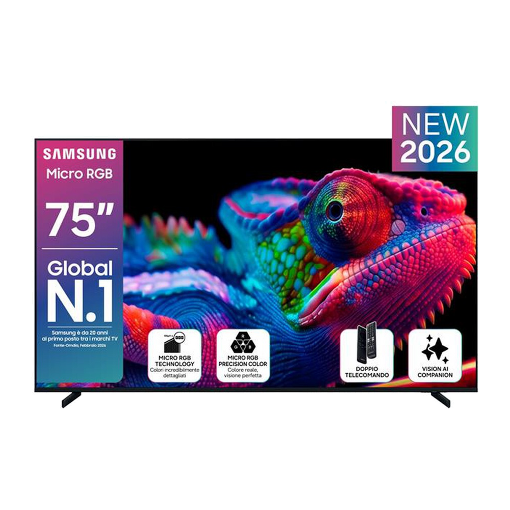 Samsung Smart TV Micro RGB Vision AI 4K 75" MRE75R85HAUXZT-Titan Black