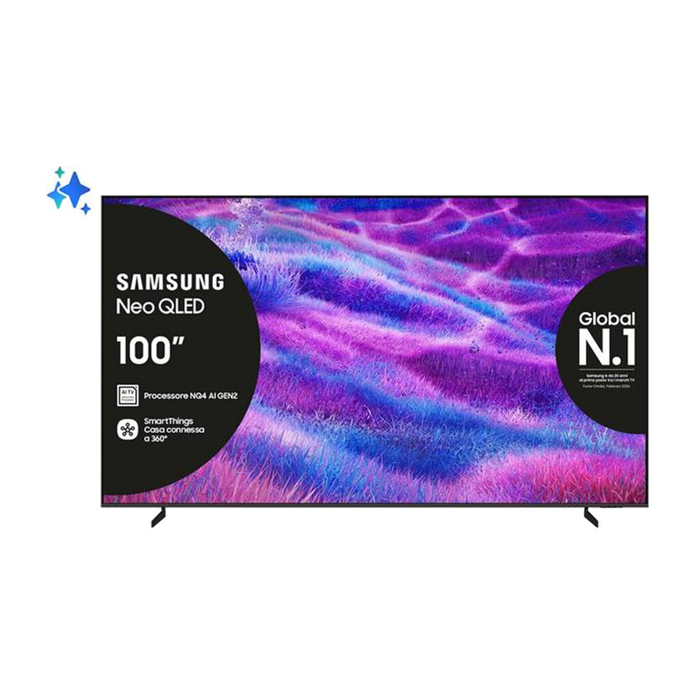Samsung Smart TV MINI LED UHD 4K 100" QE100QN80FUXZT-Carbon Silver