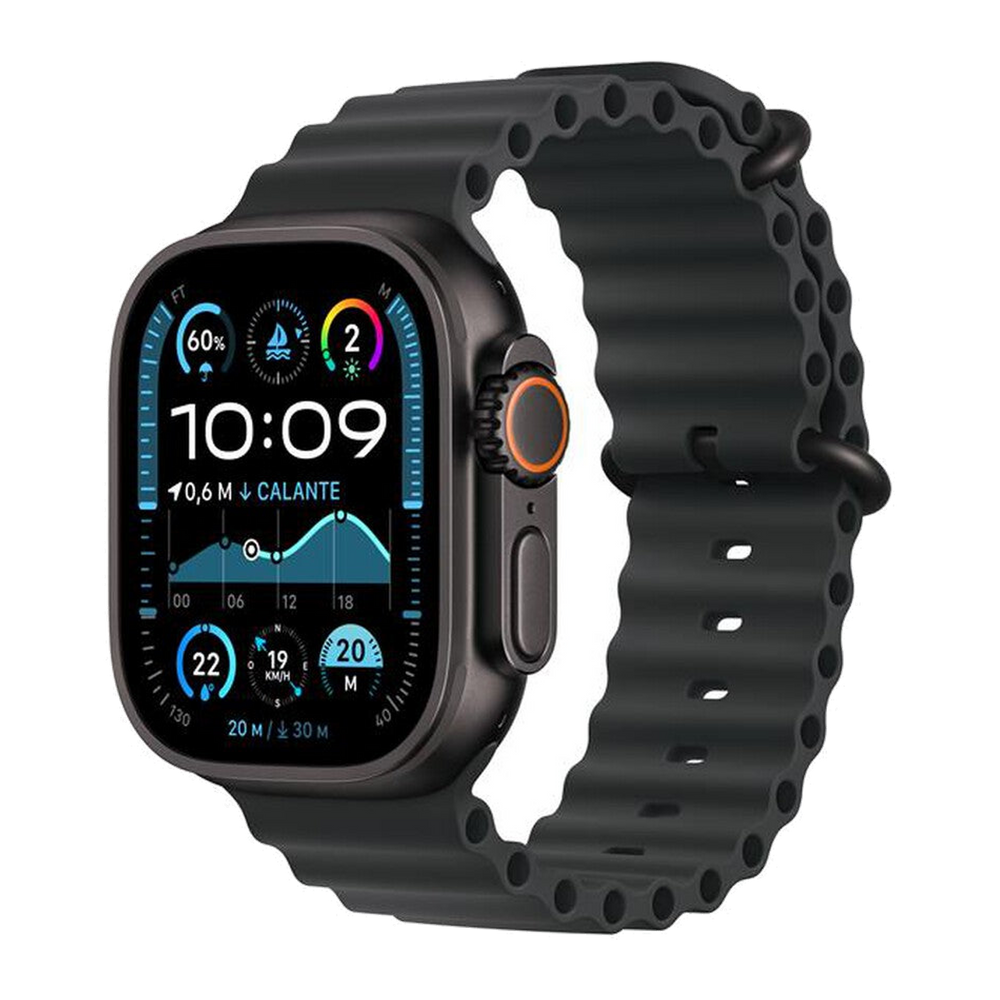 Apple Watch Ultra 2 GPS + Cellular 49mm Titanio-Nero - Cinturino Ocean Nero