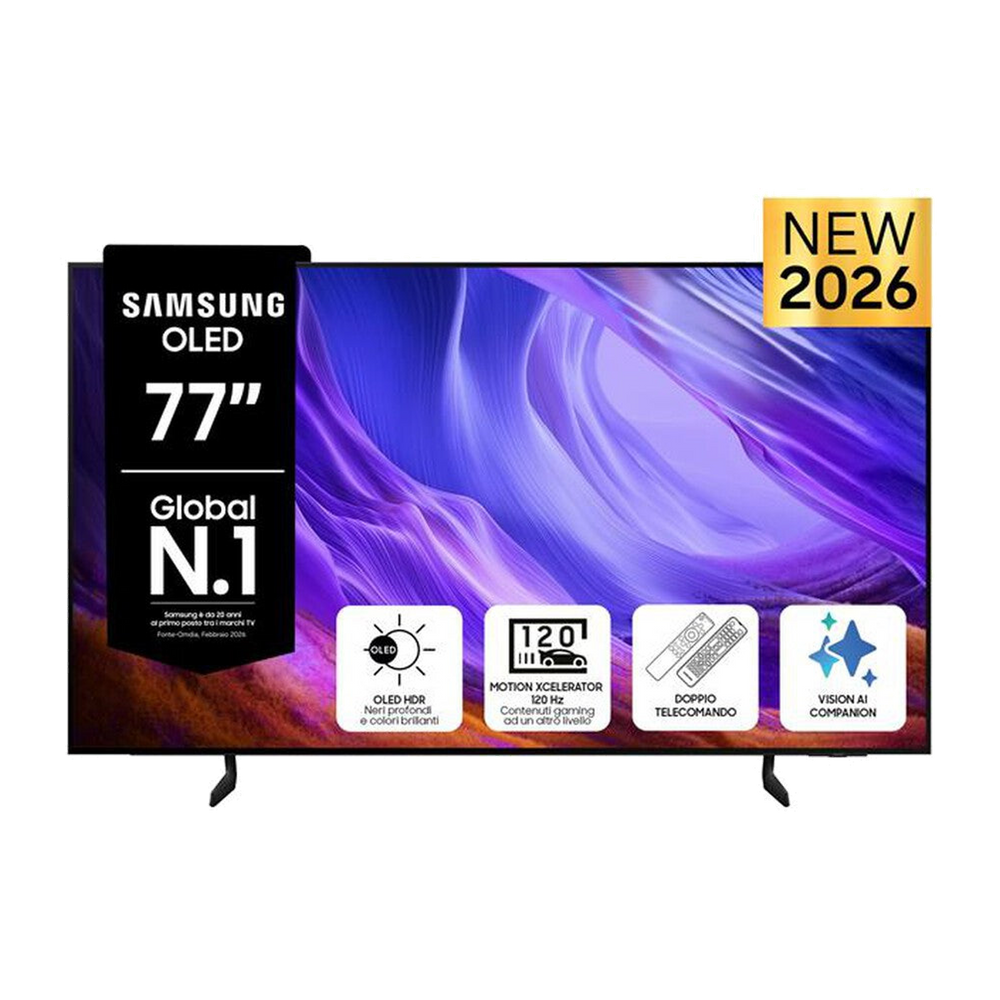 Samsung Smart TV OLED 4K AI 77" QE77S85HAEXZT-Black
