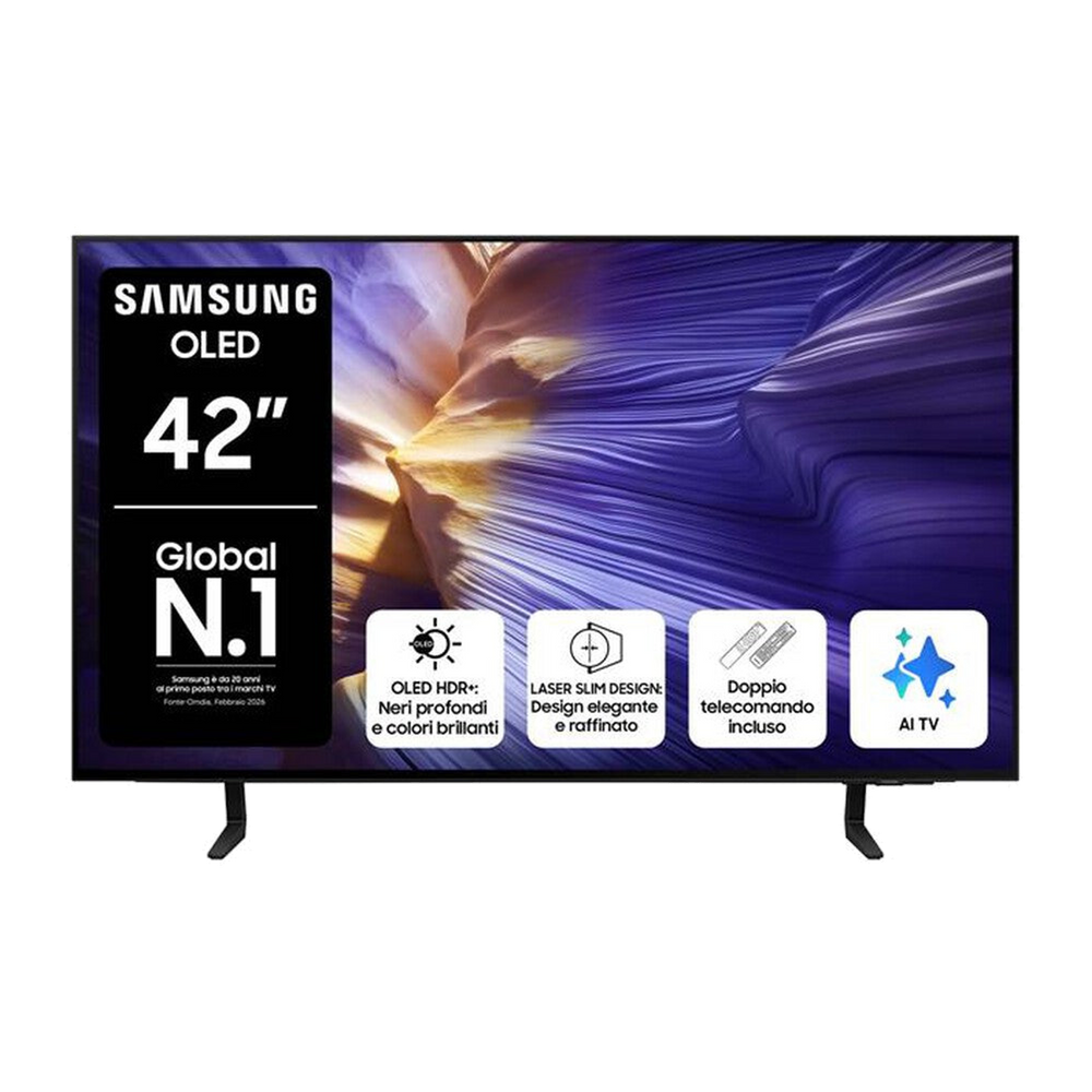 Samsung Smart TV OLED UHD 4K 42" QE42S90FAEXZT-Graphite Black