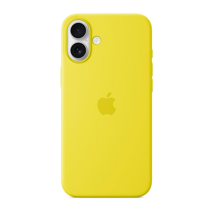Apple Custodia MagSafe in silicone per iPhone 16 Plus-Giallo Carambola