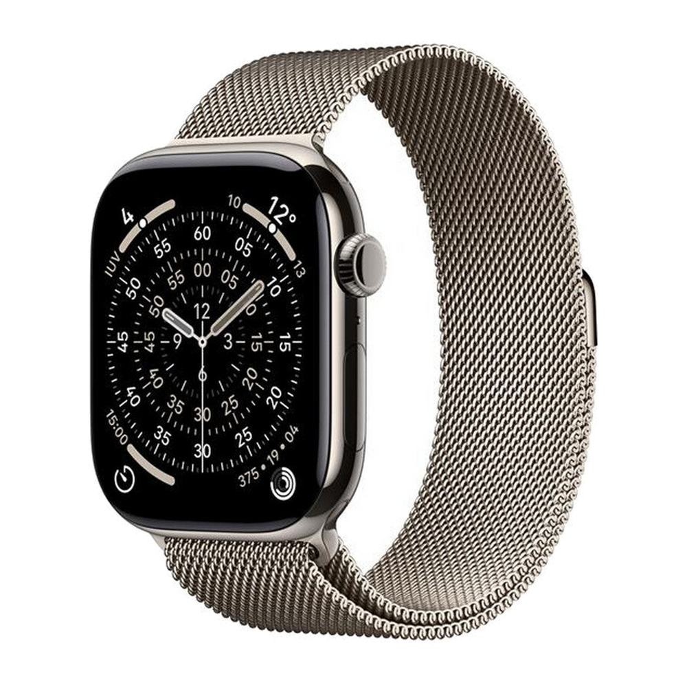 Apple Watch Series 11 GPS + Cellular 46mm Titanio-Loop Milanese Naturale - M/L