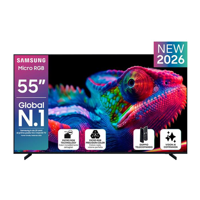 Samsung Smart TV Micro LED RGB 4K AI 55" MRE55R85HAUXZT-Titan Black