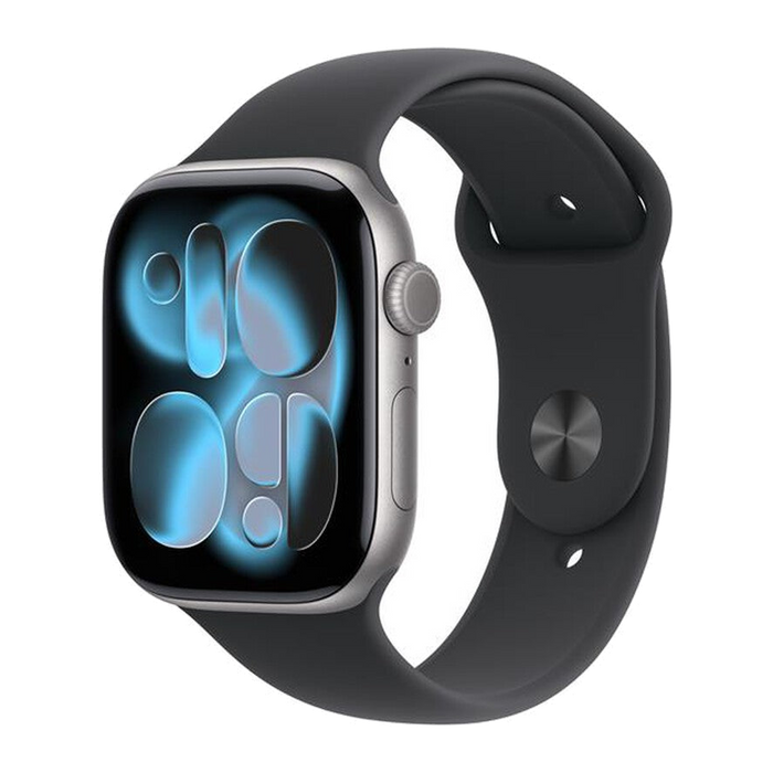 Apple Watch Series 11 GPS 46mm Alluminio-Grigio - Sport Band Nero - S/M