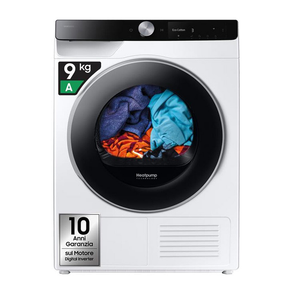 Samsung Asciugatrice DV90DG6845LKU3 9Kg Classe A-Bianco
