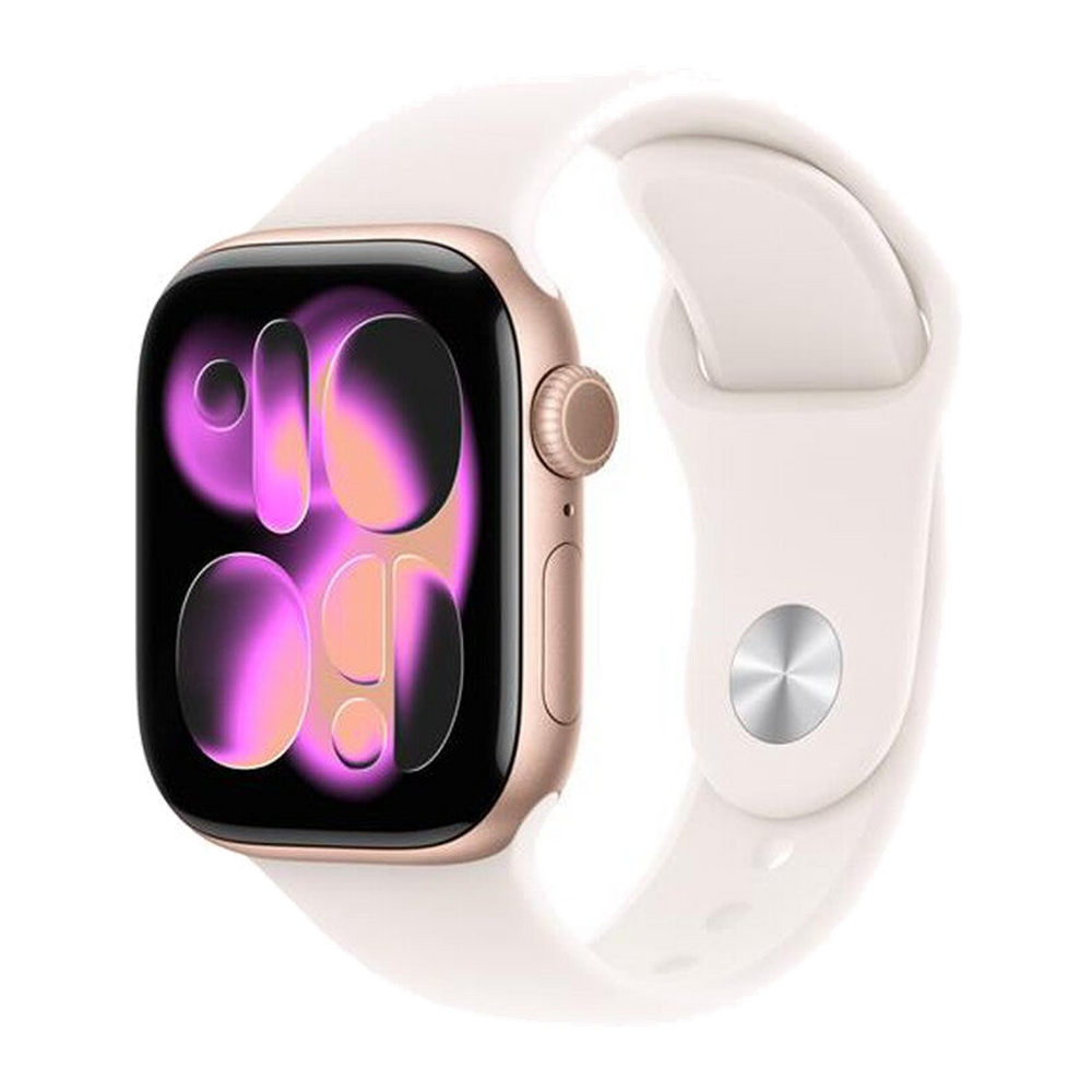 Apple Watch Series 11 GPS 42mm Alluminio-Oro Rosa - Band Rosa Fard S/M
