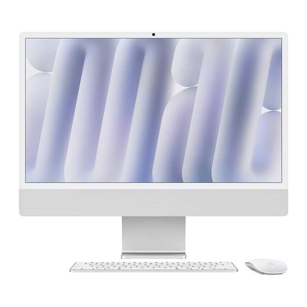 Apple iMac Retina 24" 4.5K M4 Core 10 CPU 10 GPU 256GB-Argento
