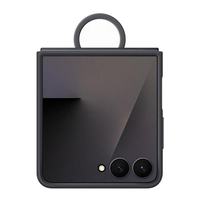 Samsung Custodia RING CASE (SILICONE) per Galaxy Z Flip7-Black