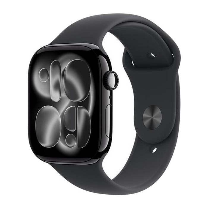 Apple Watch Series 11 GPS 46mm Alluminio-Jet Black Sport Band Nero S/M