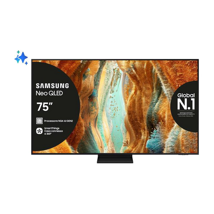 Samsung Smart TV MINI LED UHD 4K 75" QE75QN70FAUXZT-Black