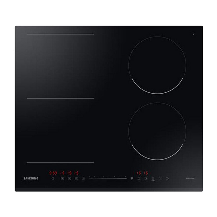 Samsung Piano cottura induzione NZ64R3747BK/UR 56 cm-VETROCERAMICA NERO