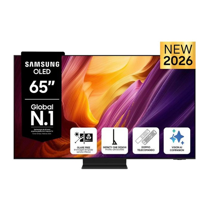 Samsung Smart TV OLED 4K AI 65" QE65S95HFTXZT-Graphite Black