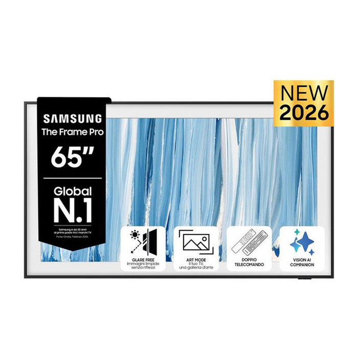 Samsung Smart TV The Frame Pro QLED AI 65" QE65LS03HWUXZT-Black