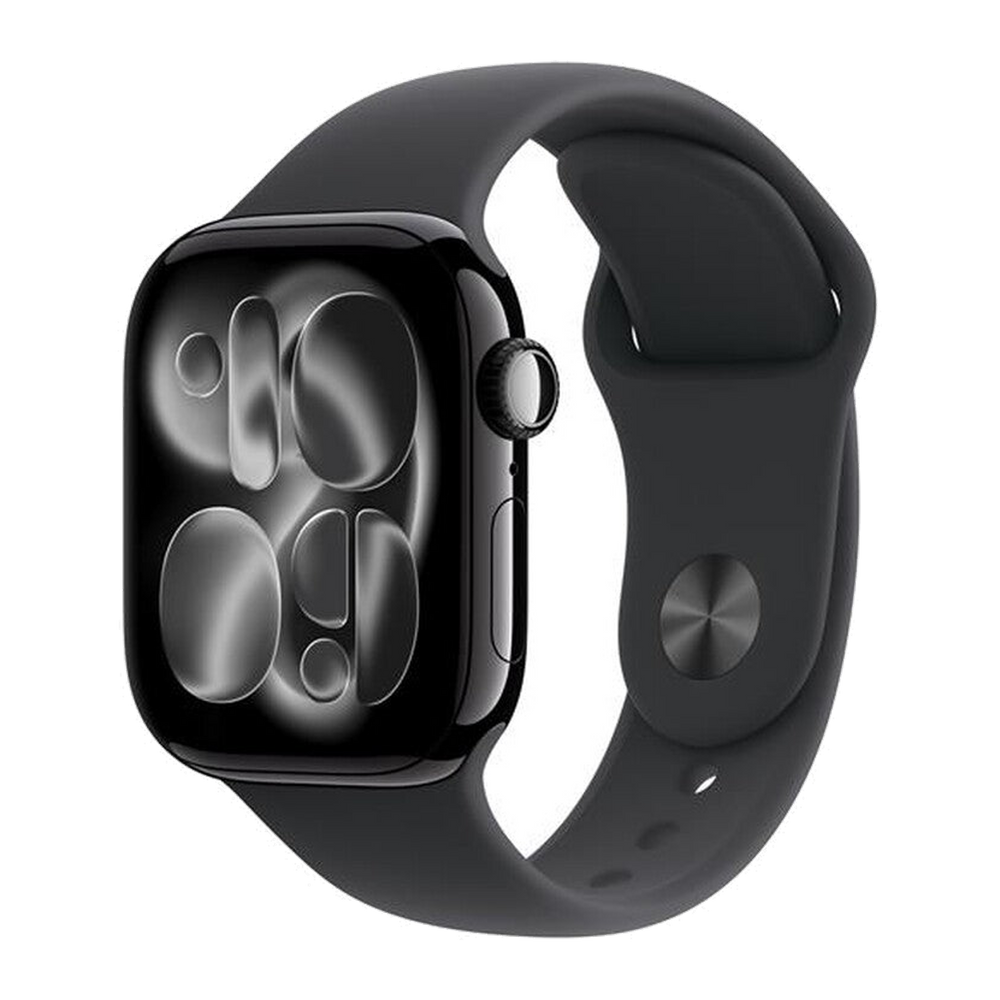 Apple Watch Series 11 GPS + Cellular 42mm Titanio-Ardesia - Sport Band Nero M/L