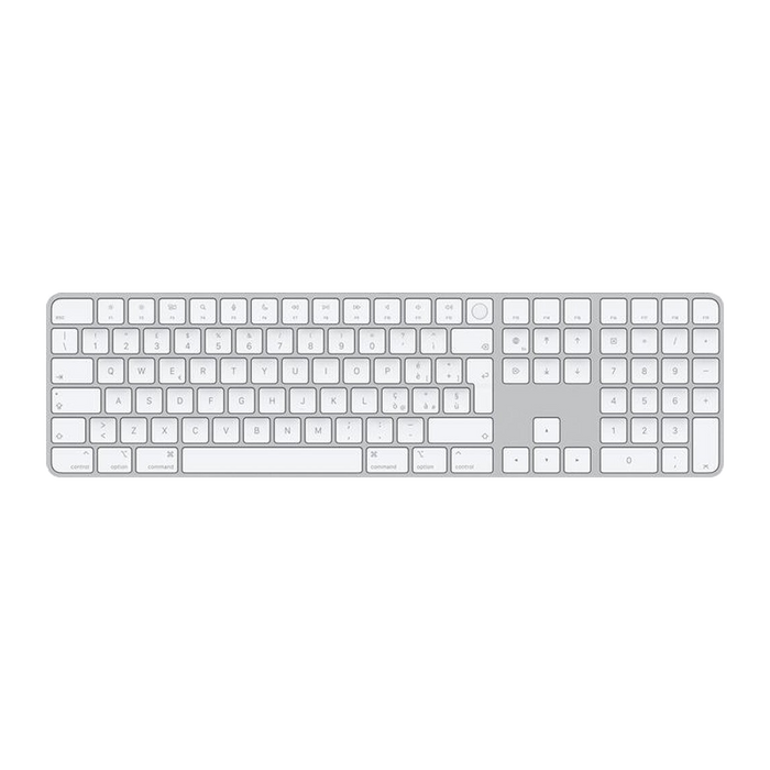 Apple Magic Keyboard with Touch ID-Bianco