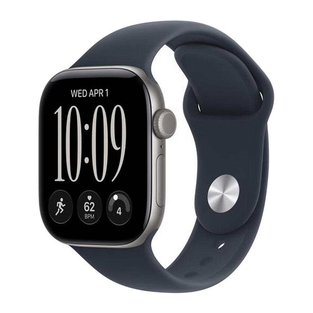 Apple Watch Series 12 GPS 42mm Alluminio Grigio Siderale-Sport Band Blu marino - M/L
