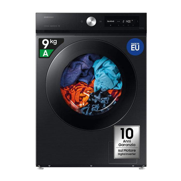 Samsung Lavatrice WW90DB7U94GBU3 9 Kg Classe A-NERO