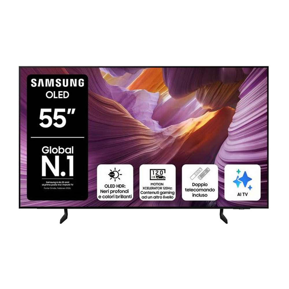 Samsung Smart TV OLED UHD 4K 55" QE55S85FAUXZT-Graphite Black