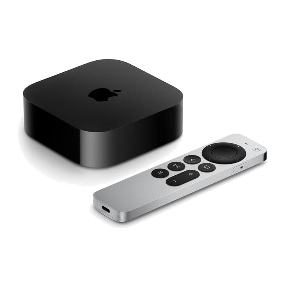 Apple TV 4K WI-FI + ETHERNET CON 128GB DI ARCHIVIAZIONE-Nero, Argento