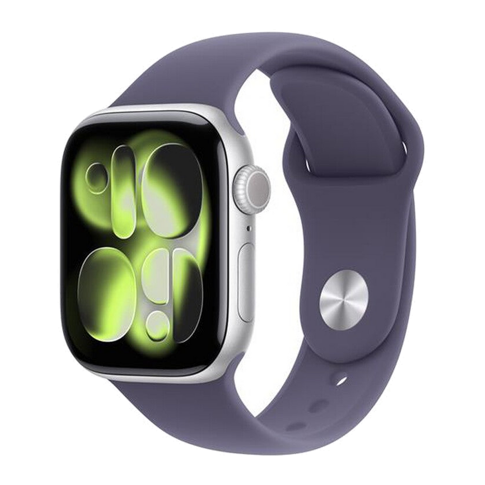 Apple Watch Series 11 GPS + Cellular 42mm Alluminio-Argento - Sport Band Viola S/M