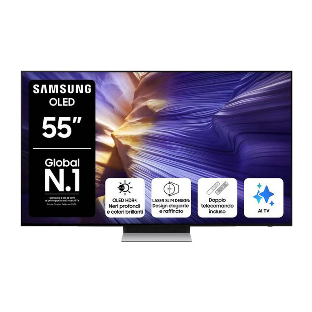 Samsung Smart TV OLED UHD 4K 55" QE55S90FAEXZT-Graphite Black