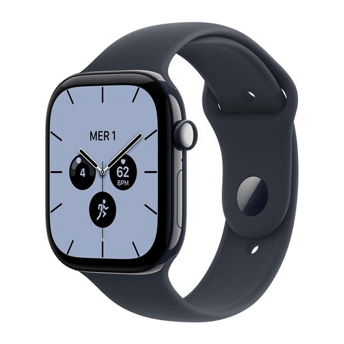 Apple Watch Series 12 GPS + Cellular 46mm Ceramica Blu-Sport Band Blu marino - M/L