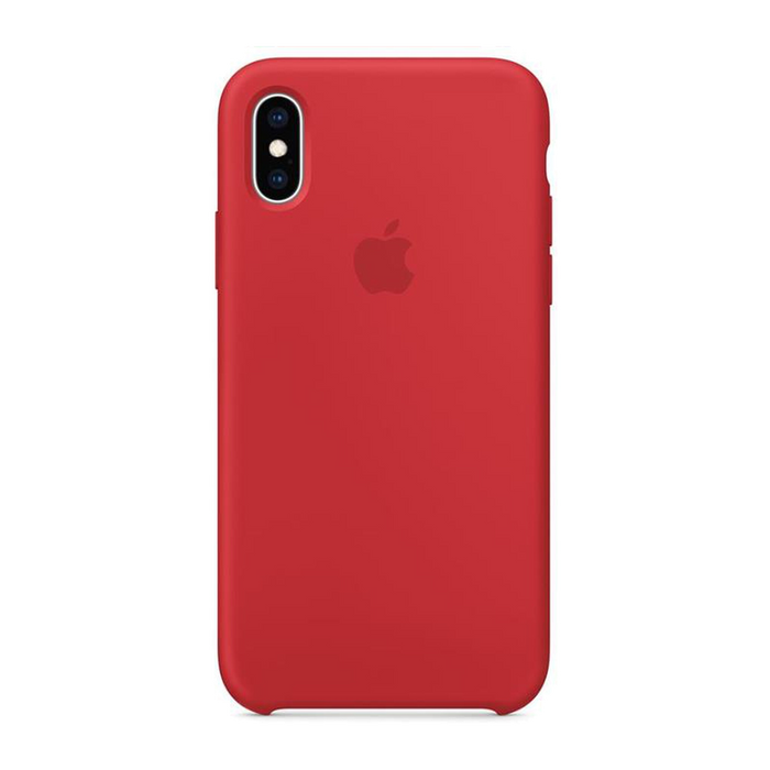 Apple Custodia in silicone per iPhone XS MAX-(PRODUCT)RED
