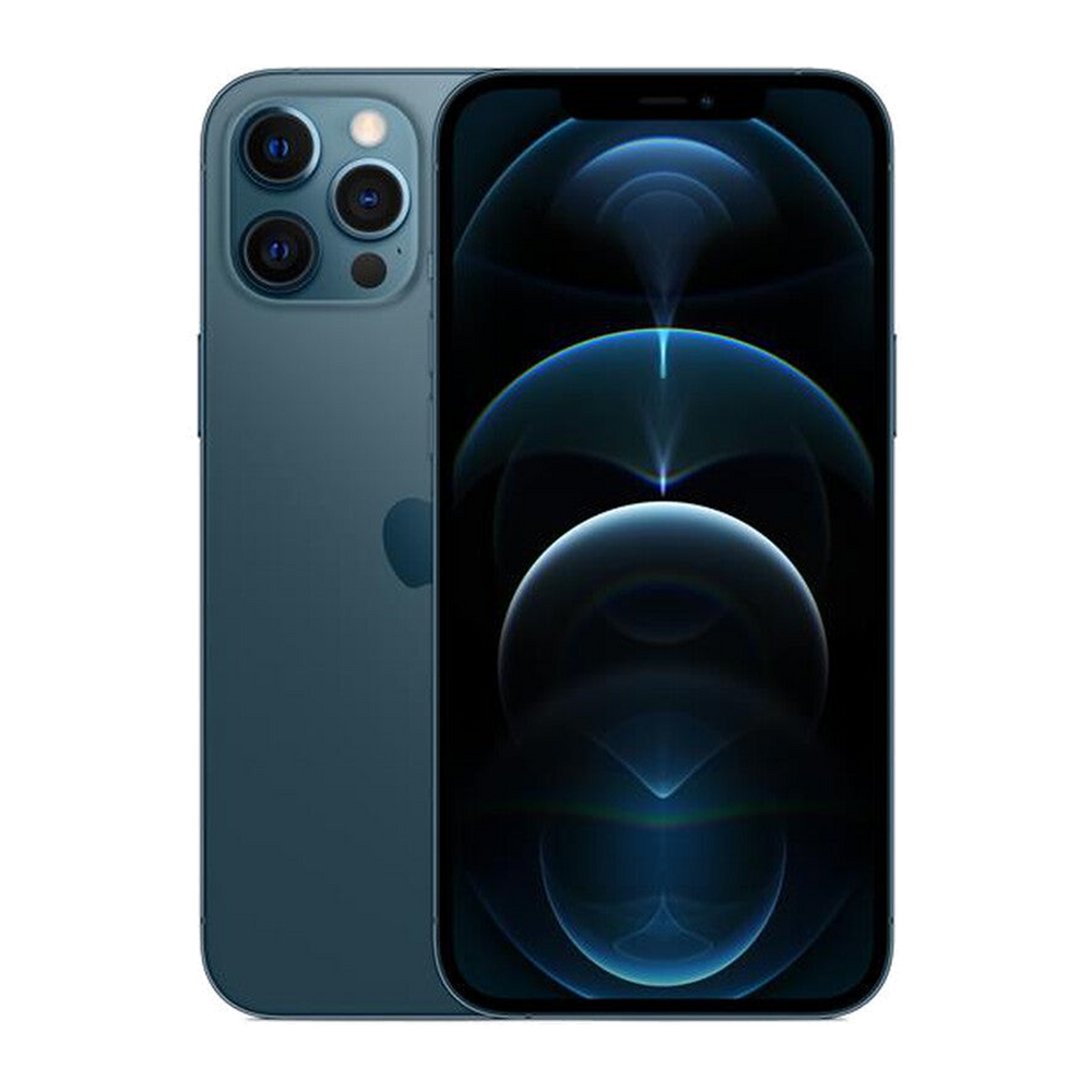Apple iPhone 12 Pro Max 256GB OTTIMO BATTERIA NUOVA-Blu Pacifico (Ricondizionato, grado Ottimo)